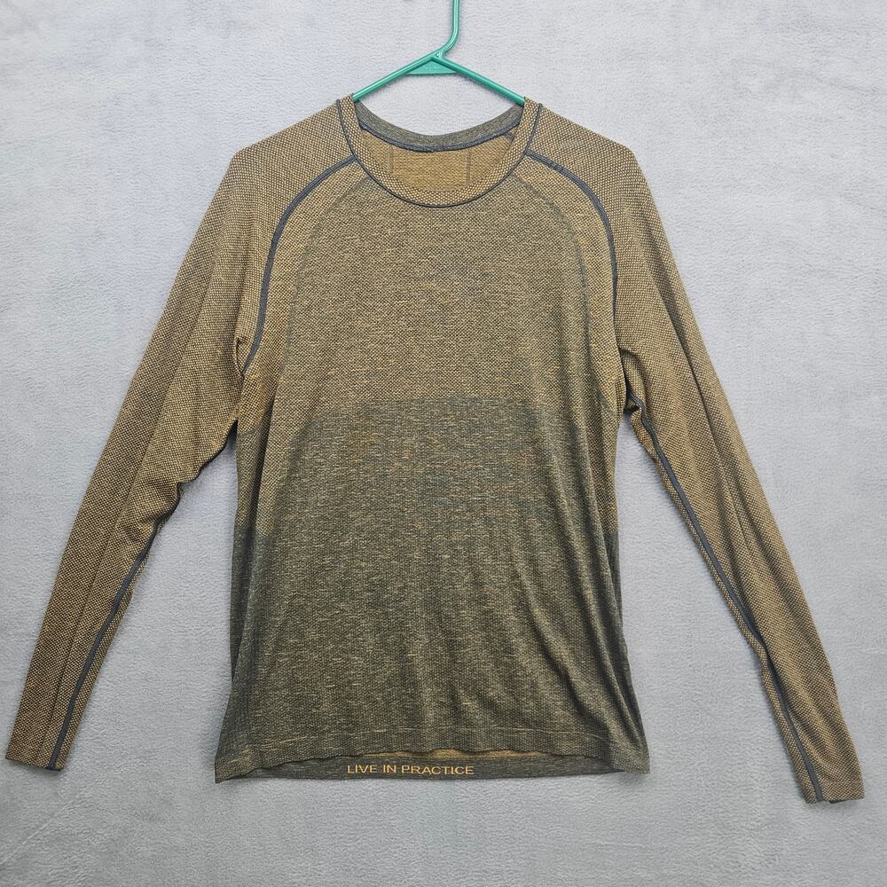 Lululemon Men's Activewear Long Sleeve Tee Shirt Size Medium‎